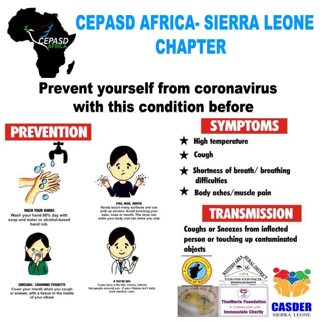 COVID-19: CEPASD Africa Embarks on Community Awareness in Sierra Leone