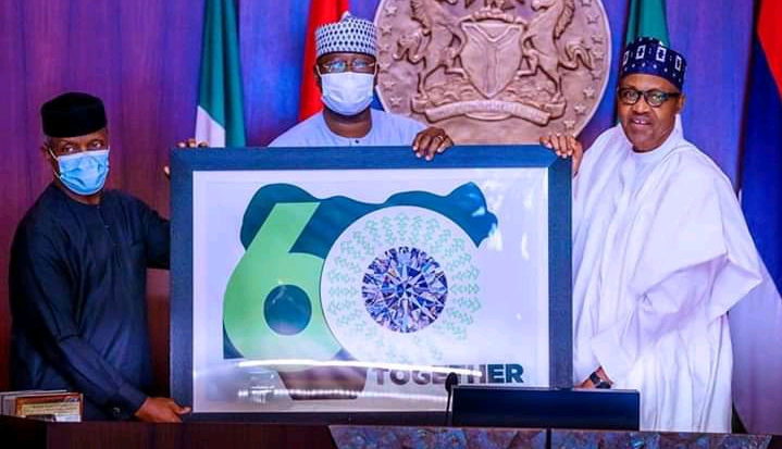 NIGERIA @ 60: President Buhari Pledges To Work Towards Greater Inclusiveness, Unveils Theme and Logo 