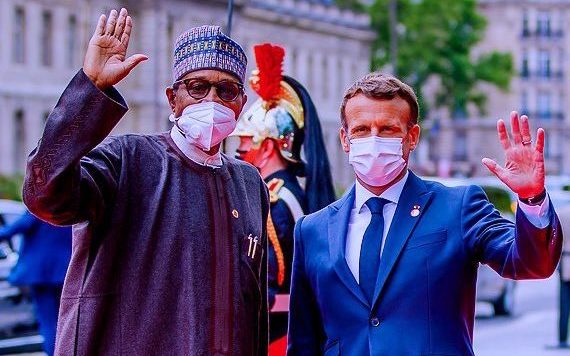 President Buhari Assures France Of Cooperation To Dismantle International Criminal Networks, Appreciates Support For Development