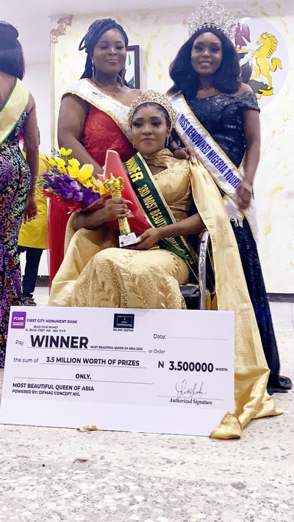 Stella Okorie Crowned 3rd Most Beautiful Queen in Abia State