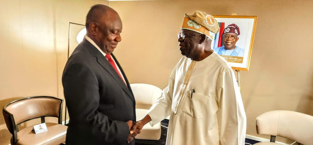 Tinubu Holds Productive Talks with South African President