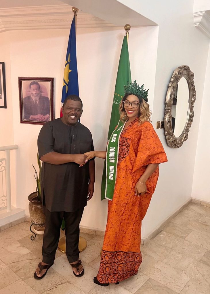 Miss Tourism Nigeria, Ebere Joy Boosts Namibia-Nigeria Ties