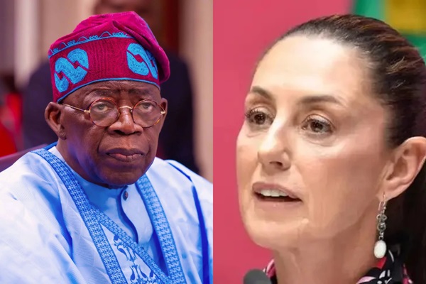 Tinubu Hails Sheinbaum as Mexico’s First Female President